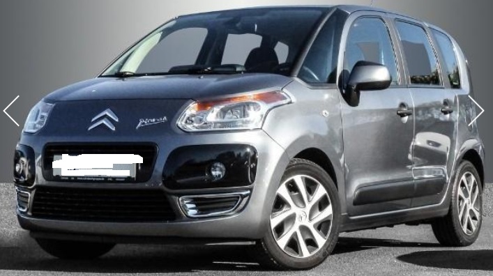 Left hand drive CITROEN C3 PICASSO 1.6 HDI 90 TENDANCE